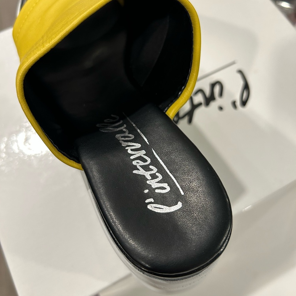 L'INTERVALLE Yellow Platform Sandals - Picture 2 of 4